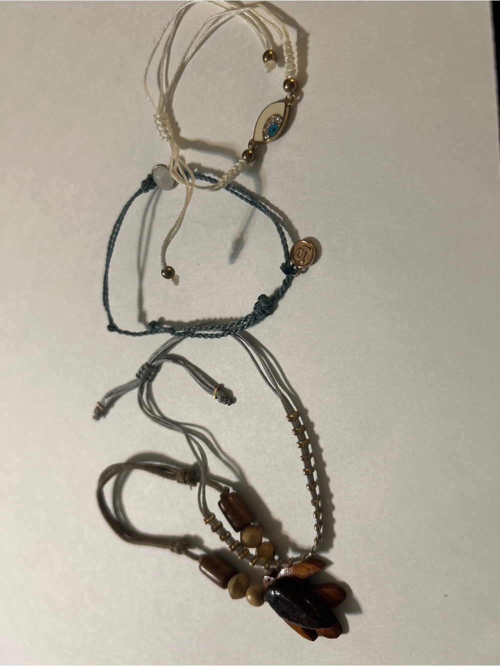 Boho Beach Bracelet Bundle Pura Vida Moonstone BlueRica Turtle Evil Eye Lot